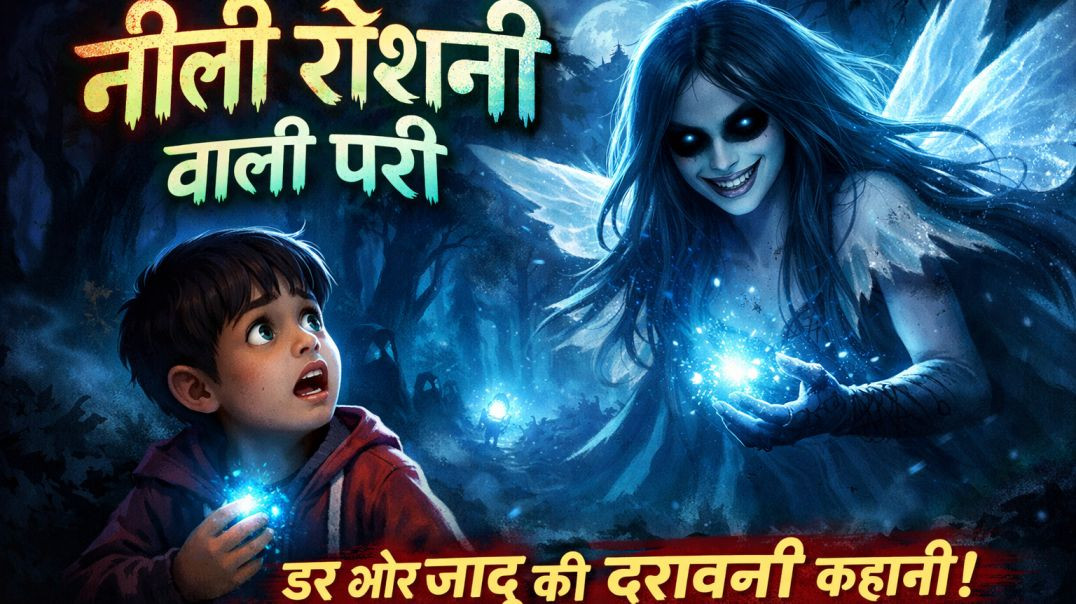 ⁣नीली रोशनी वाली परी 👻🧚‍♀️ | Horror Fairy Cartoon Story in Hindi | Dar aur Jadoo