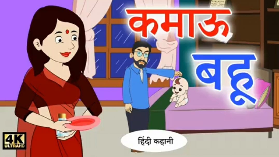⁣कमाऊ बहू Hindi Kahaniya _ Bedtime Moral Stories _ Hindi Fairy Tales _ Hindi Kahaniyan TV _ New Story