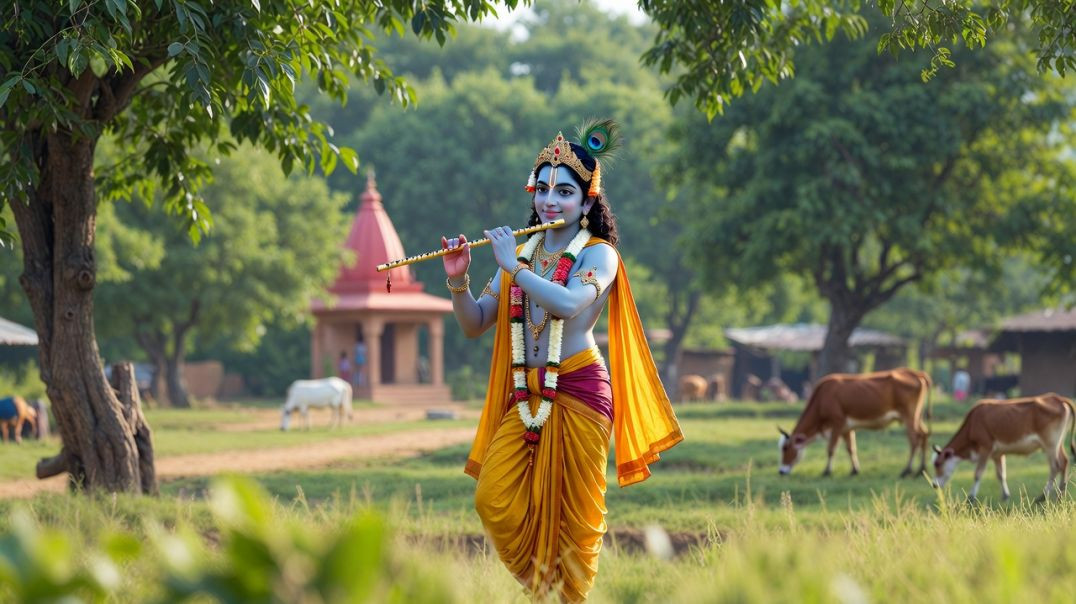 ⁣Shree krishna song