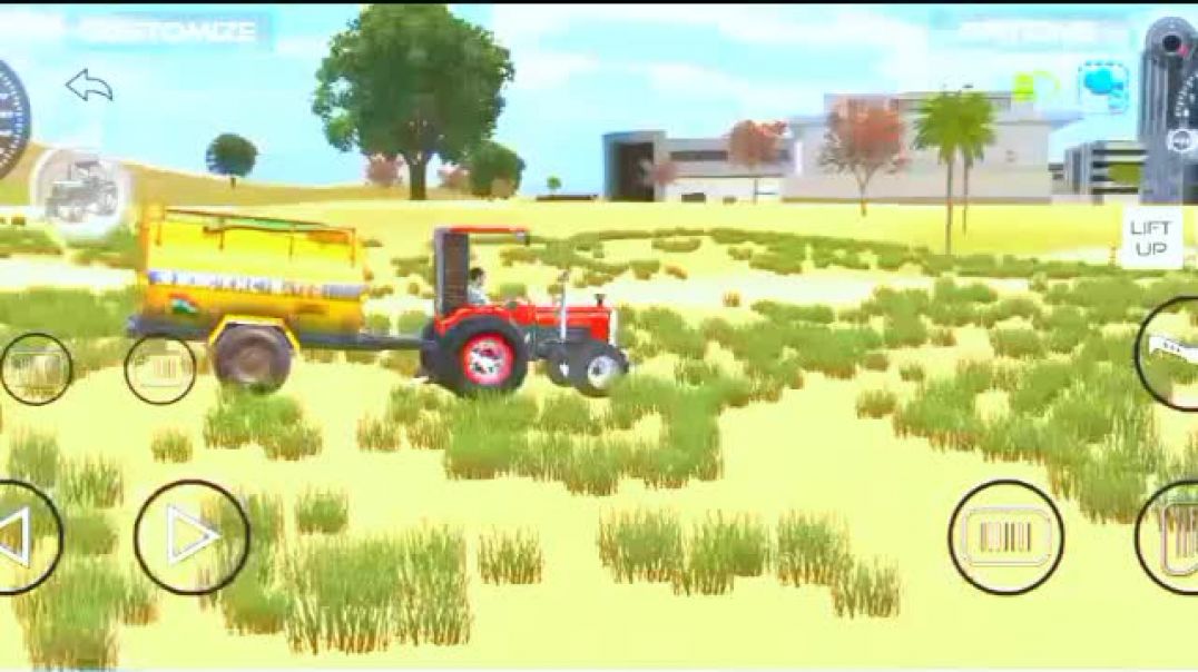 ⁣Massy trackter or pani ka tencker....