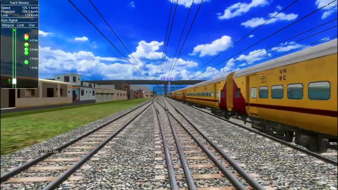 ⁣GUESS NEW ROUTE JOURNEY IN PASSENGER TRAIN MSTS INDIAN TRAIN SIMULATOR #msts
