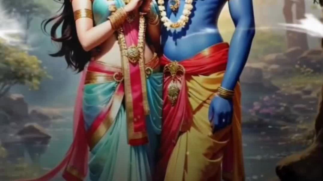 ⁣Radha Krishna bhajan song