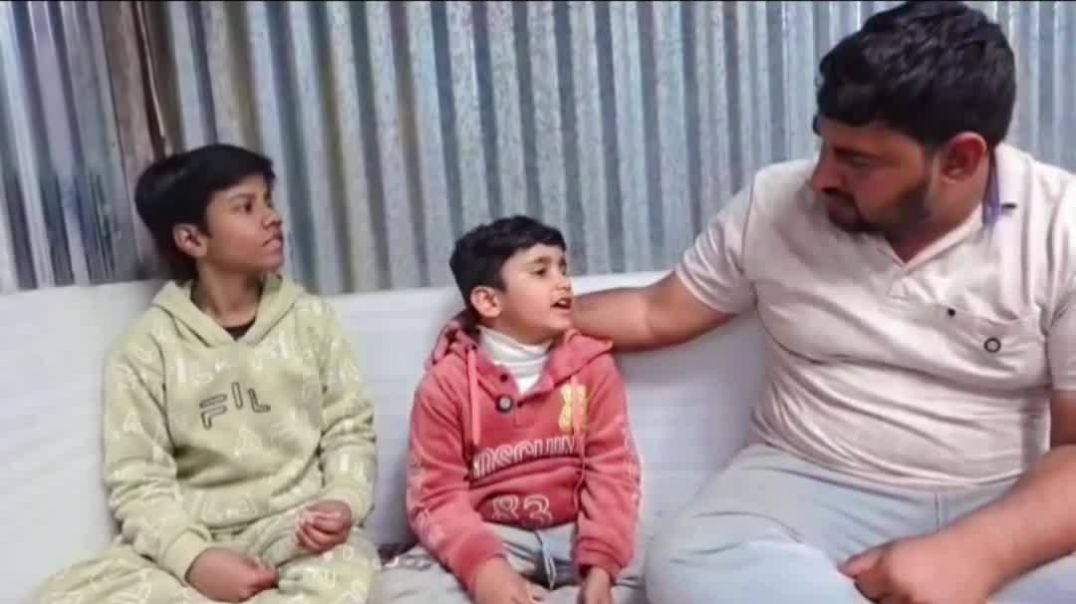 ⁣बच्चे जवाब सुनकर पत्रकार भी हैरान