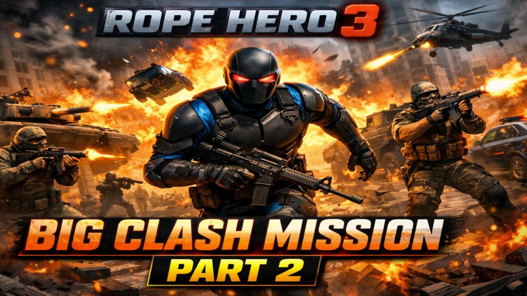 ⁣Rope hero big class misson Tipson boss| ATBSTUDIO by Anurag