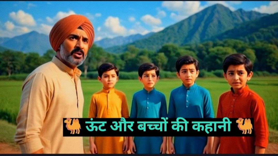 ⁣❤️🐫 ऊंट और बच्चों की कहानी 🐪❤️