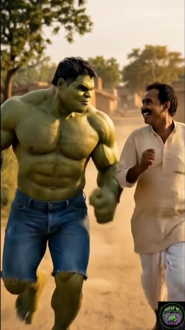🏠 Hulk प्रधान जी के घर बनाने पहुँचा__मज़दूरी भी और नज़र भी_ 😏_घर (M