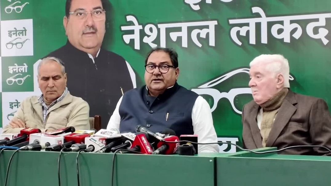 ⁣प्रेसवार्ता पार्टी कार्यालय चंडीगढ़।। अभय सिंह चौटाला