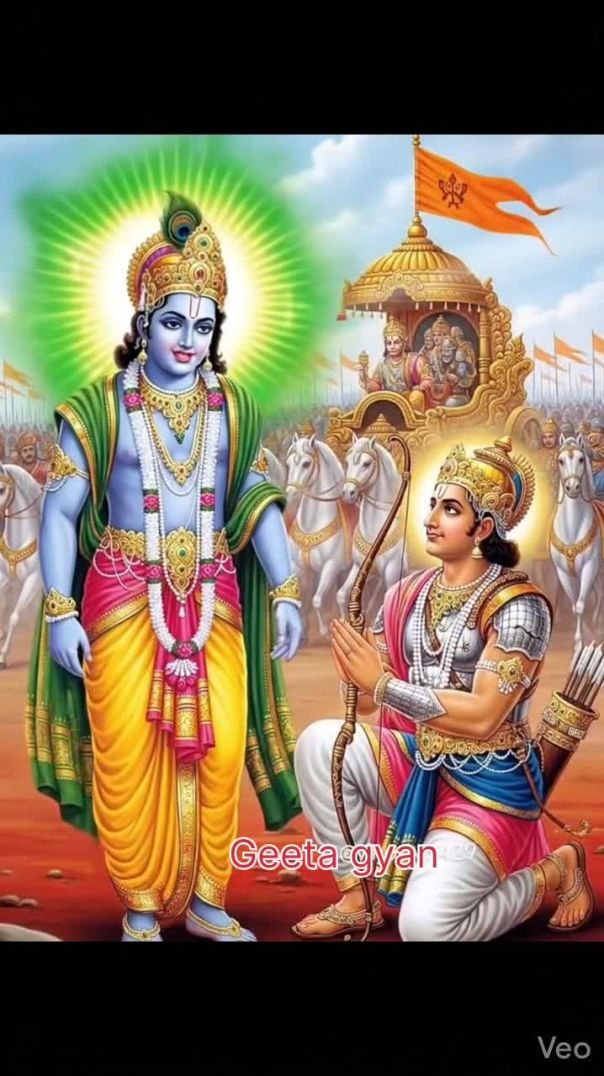“आज निर्णय, कल इतिहास!” l geetagyan l krishna l arjun #atshort