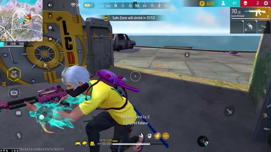 ⁣Mind Game 🧠 99_ Headshot Rate ⚡_ Solo Vs Squad Full Gameplay  Freefire