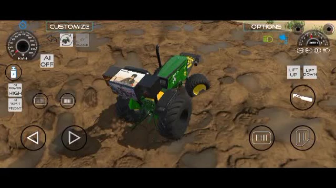 ⁣महिंद्रा 585 और टोचन किंग जॉन डियर दोनों दलदल से बाहर नहीं निकल पा रहे