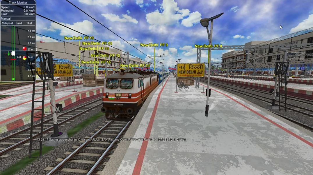 ⁣NEW DELHI TO REWARI PASSENGER TRAIN NWR MSTS ROUTE JOURNEY