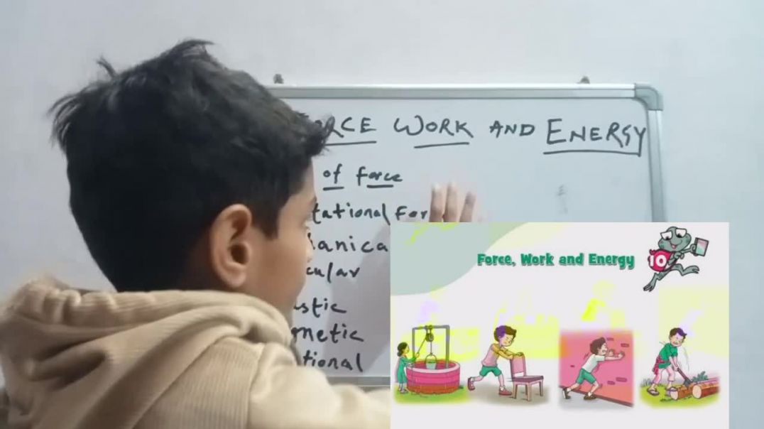 ⁣Force, Work &amp;amp; Energy _ Class 5 Science _ Learn with Altaf #learnwithaltaf part 1