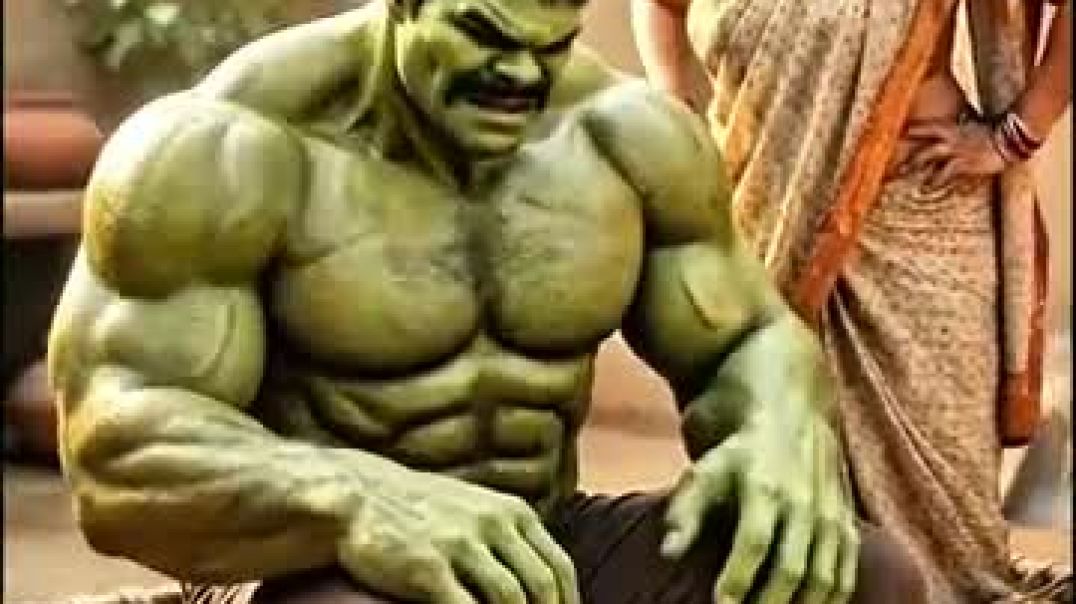 ⁣_😱_Hulk_Ko_Hua_Wonder_Woman_Se_Pyar_🔥👰🏻‍♀️💔__#hulk_#ai_#aihulk(360p)