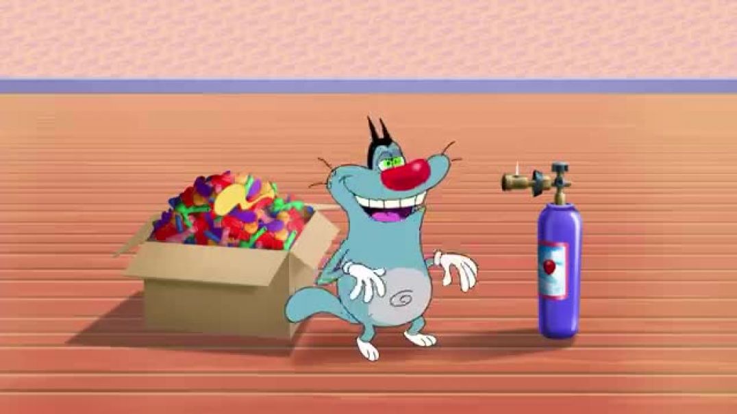 ⁣हिंदी Oggy and the Cockroaches 🎂 मजेदार जन्मदिन पार्टी 🎉 | Hindi Cartoons for Kids