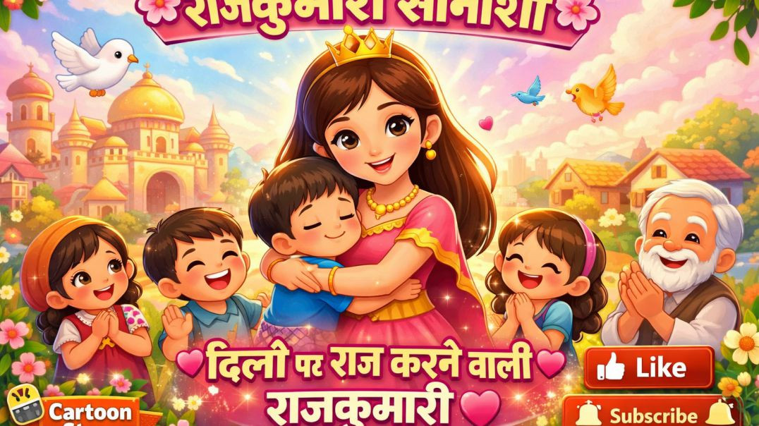 ⁣👑 राजकुमारी सोनाक्षी | दिलों पर राज करने वाली राजकुमारी | Cartoon Story Hindi
