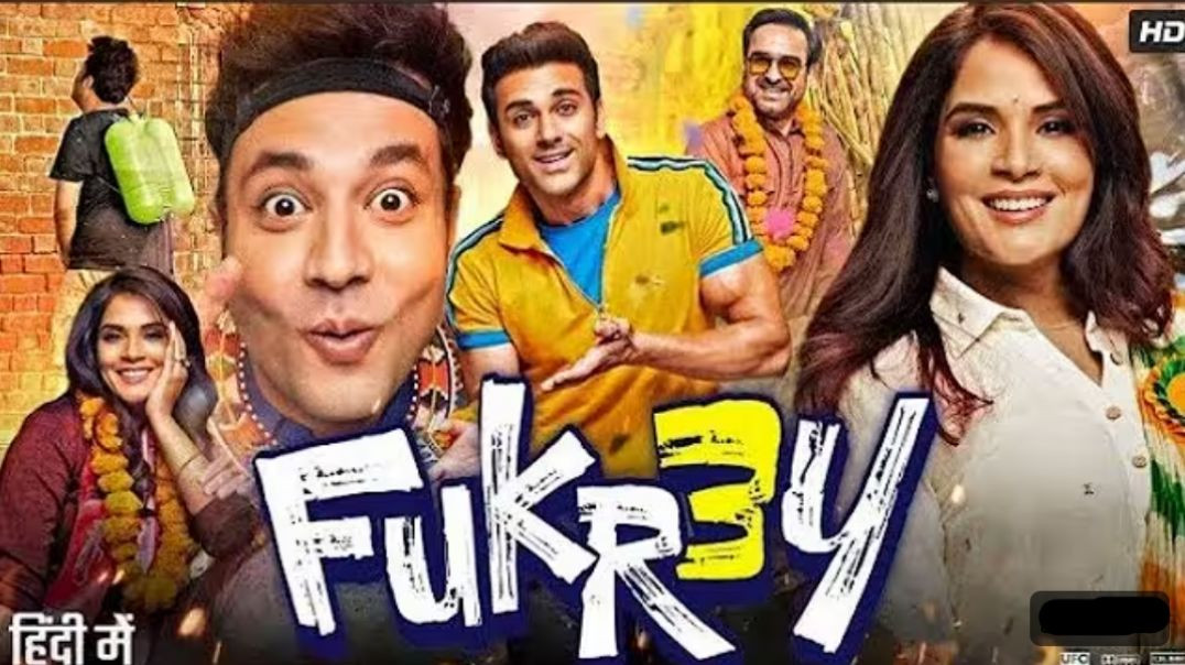 ⁣Fukrey 3 (2023) Bollywood Hindi Movie HEVC 720p ESub