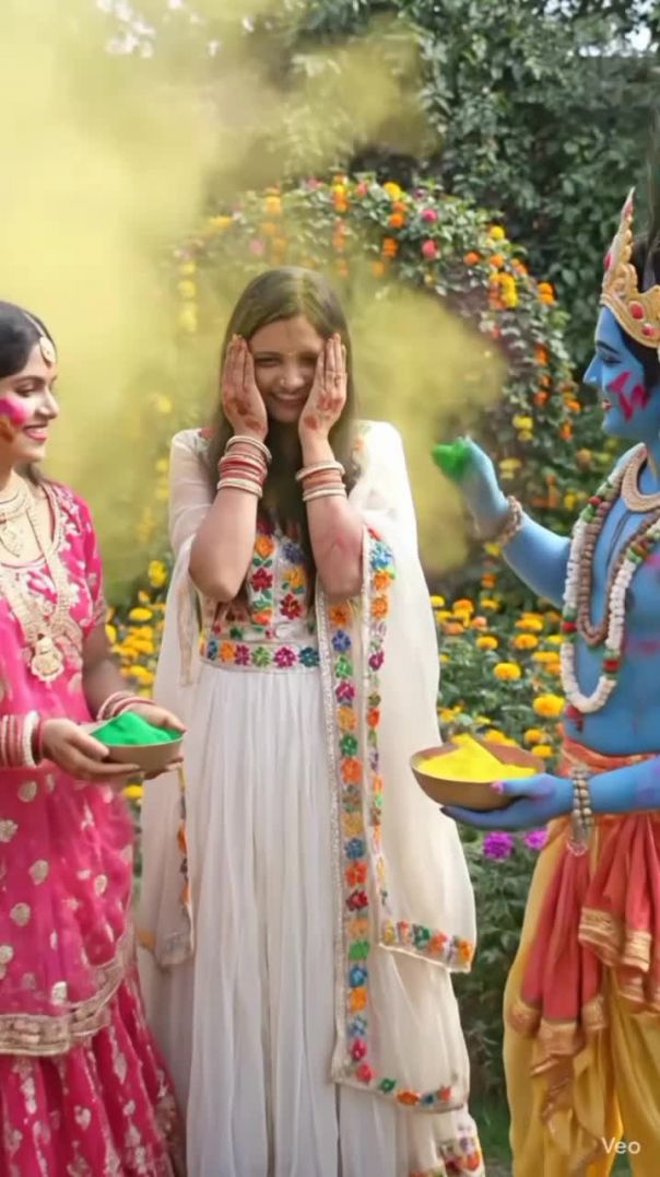 कृष्ण संग होली