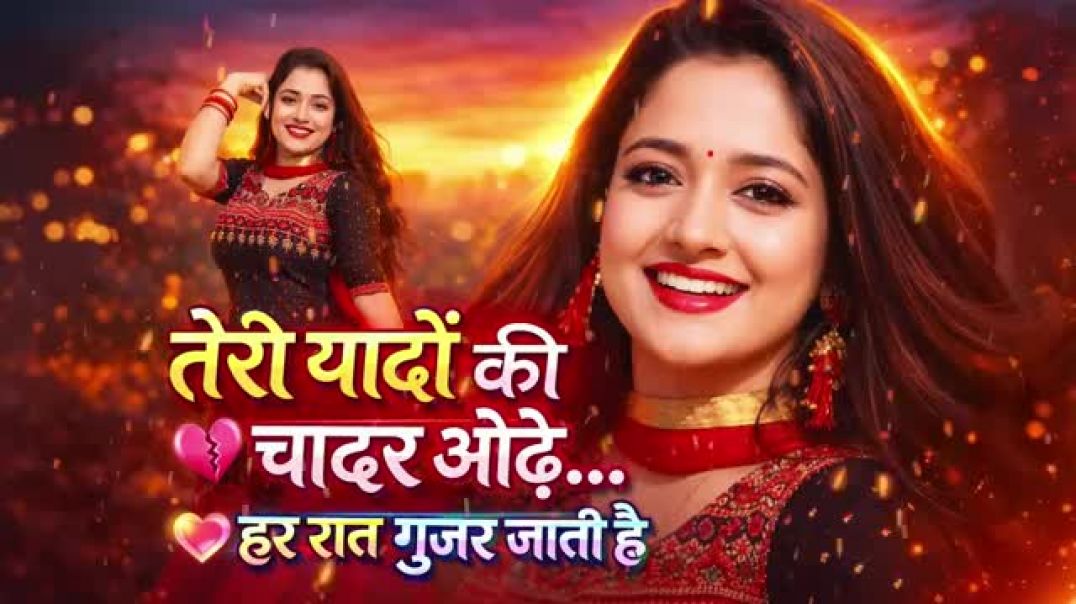 Teri_Yaadon_ki_Chadar_Odhe____तेरी_यादों_की_चादर_ओढ़े____Insta_Trending_song_#bollywood_#hindisong