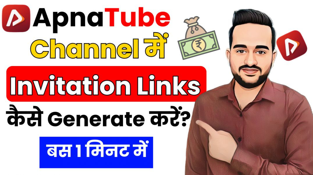 ⁣ApnaTube Se Invitation Link Kaise Generate Kare? | Invite Link Create & Share (Hindi)