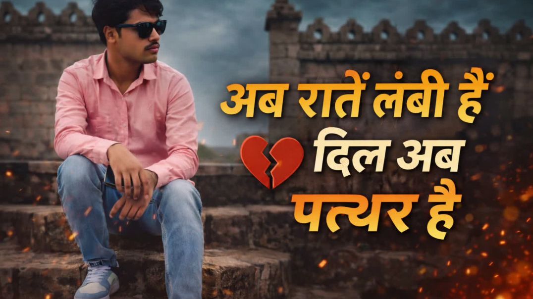 ⁣अब रातें लंबी हैं | Heartbreak Rap Song 2026 | Sad Breakup Hindi Song | Self Respect Anthem
