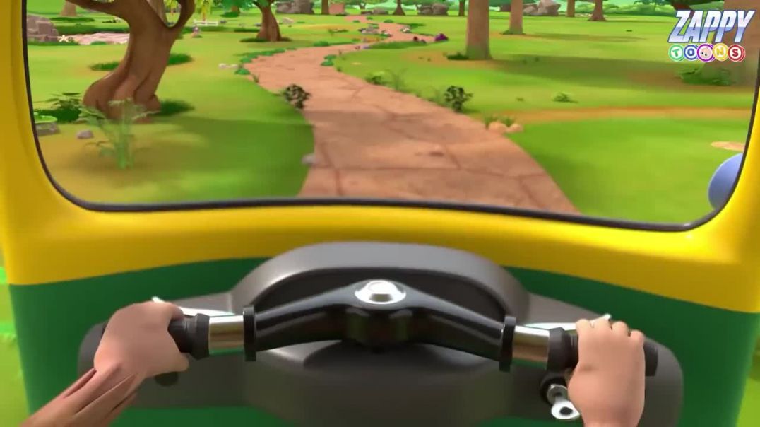 ⁣Bandar Ka Auto _ बंदर का ऑटो चले गोल गोल गोल _ Hindi Nursery Rhymes(720P_HD)