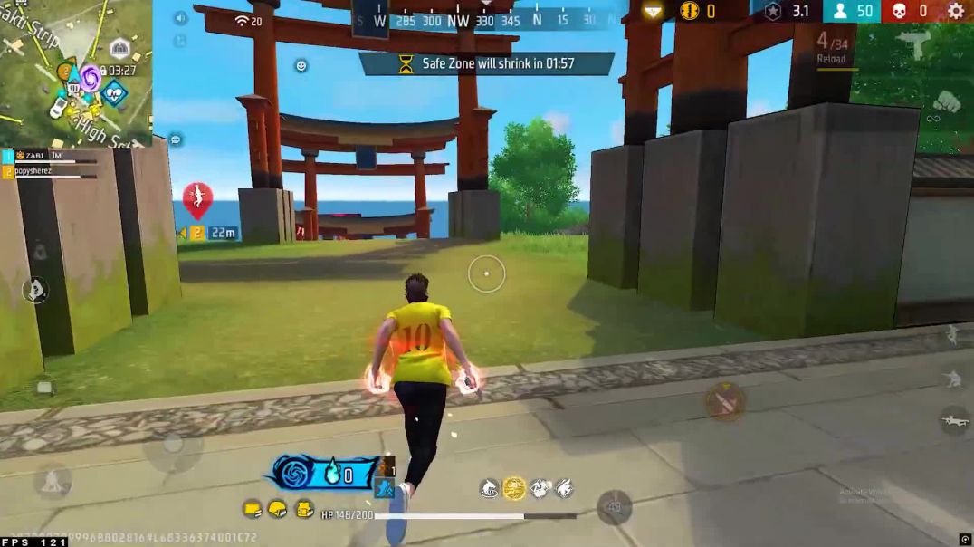 ⁣28 kills 💪 WOODPECKER+MP5 99%Headshot Rate ⚡ Solo Vs Squad Full Gameplay  intel i9 🖥 Freefire_1080p 