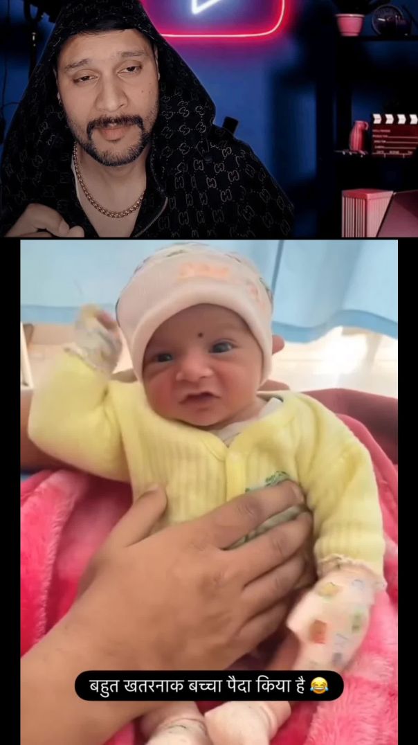 Bada khatarnaak bacha hai 🤣