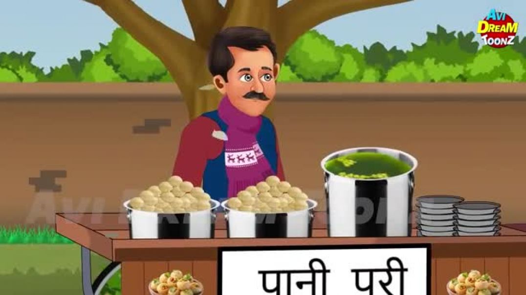 ⁣गरमा_गर्म_पानी_पूरी_वाला___Garma_Garam_Paani_Puri_Wala___Hindi_Kahani___Moral_Stories___Bedtime(360p