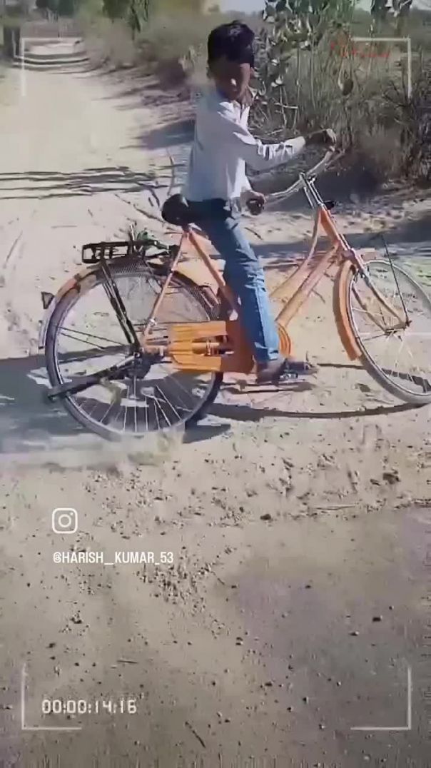 हरीश कुमार साइकिल राइडर