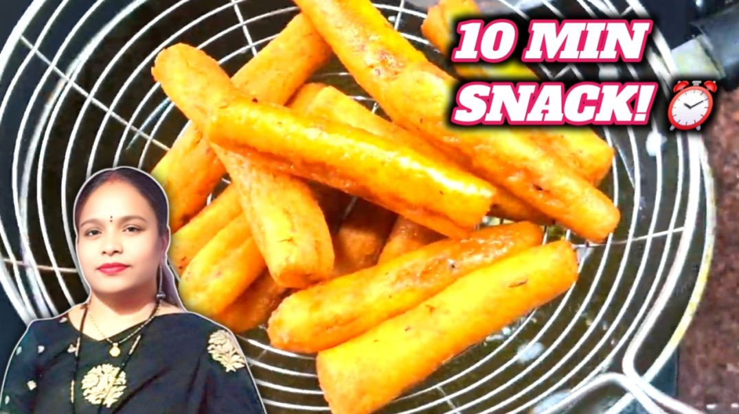 ⁣😱 Crispy Evening Snack for Tea Time ☕ | Kids Tiffin Box Recipe 😋