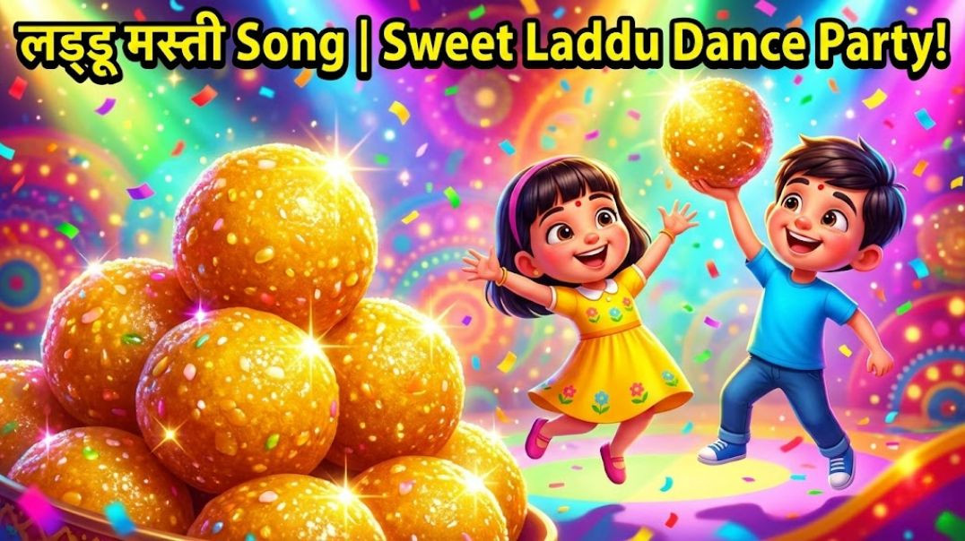 ⁣लड्डू  की मस्ती Song | Sweet Laddu Song for Kids  | Fun Hindi Kids Rhyme