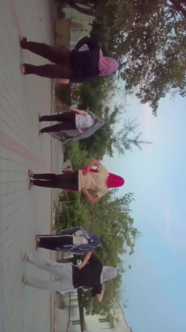 Group dances with haryanvi tadka 🔥