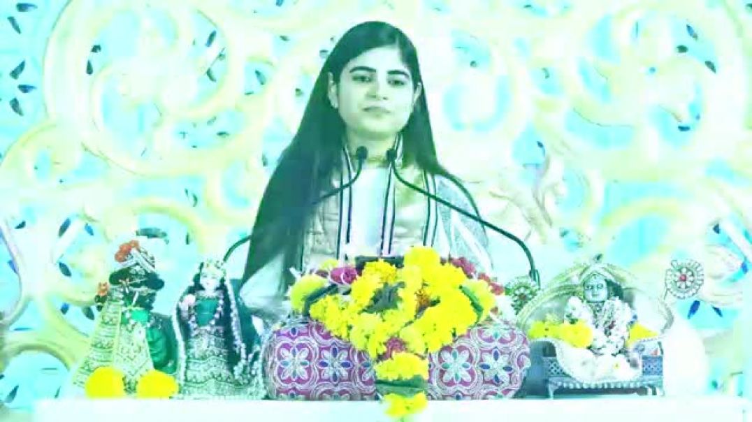 ⁣श्री_बाल_कृष्ण_और_भोले_बाबा_का_मिलन_,_देवी_चित्रलेखा_जी(360p)