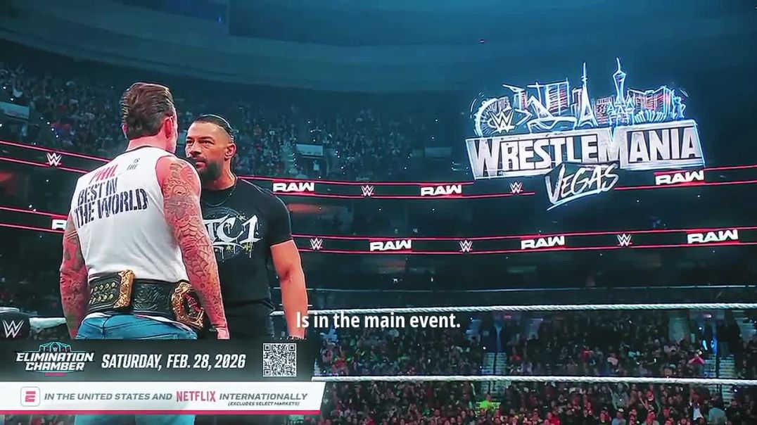 ⁣IN MAIN EVENT OF WRESTLEMANIA YOU WILL ACKNOWLEDGE ME 👆👑