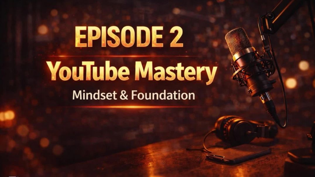 ⁣YouTube Mastery EP-2 Mindset & Foundation  Podcast Series