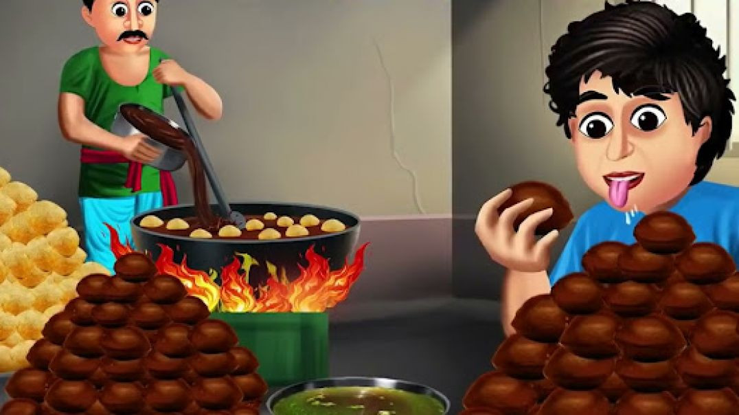 चॉकलेट के गोलगप्पे व