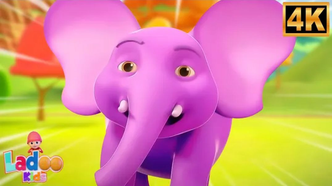 ⁣Ek Mota Hathi Ghumne Chala Nursery Poems and Cartoon Songs
