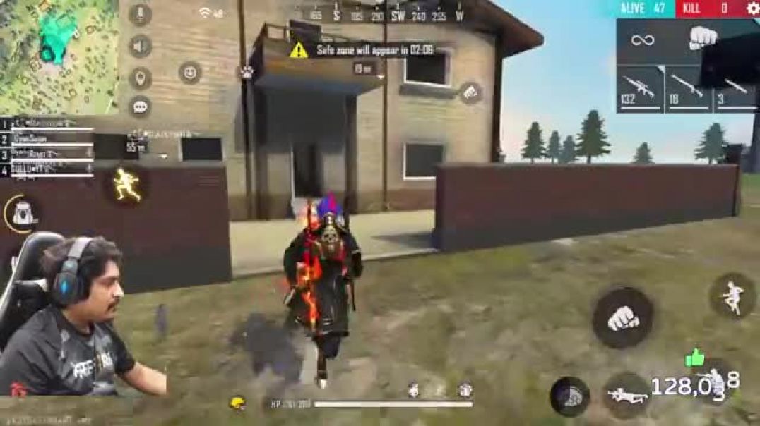 ⁣Raistar_Solo_Vs_Double_Squad_34_Kill🤣____Garena_Free_Fire(360p)