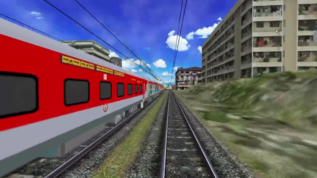 ⁣FEEL LHB NEW TRACK SOUNDS JOURNEY IN MUMBAI CENTRAL RAILWAY ZONE INDIAN TRAIN SIM PC
