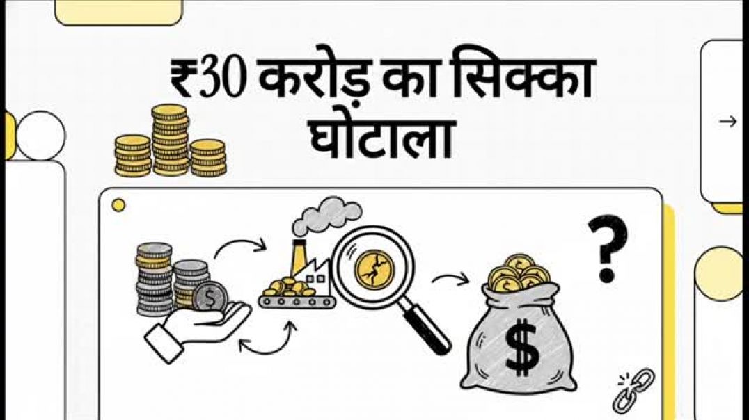 ⁣रुपीस 30 करोड़ का सिक्का घोटाला