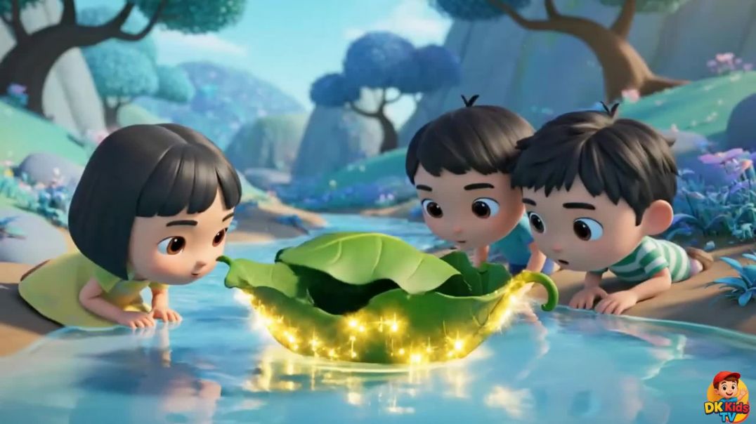 ⁣The Magical Leaf Boat 🌿🚣 | Monkey & Friends River Adventure | Kids Cartoon Story