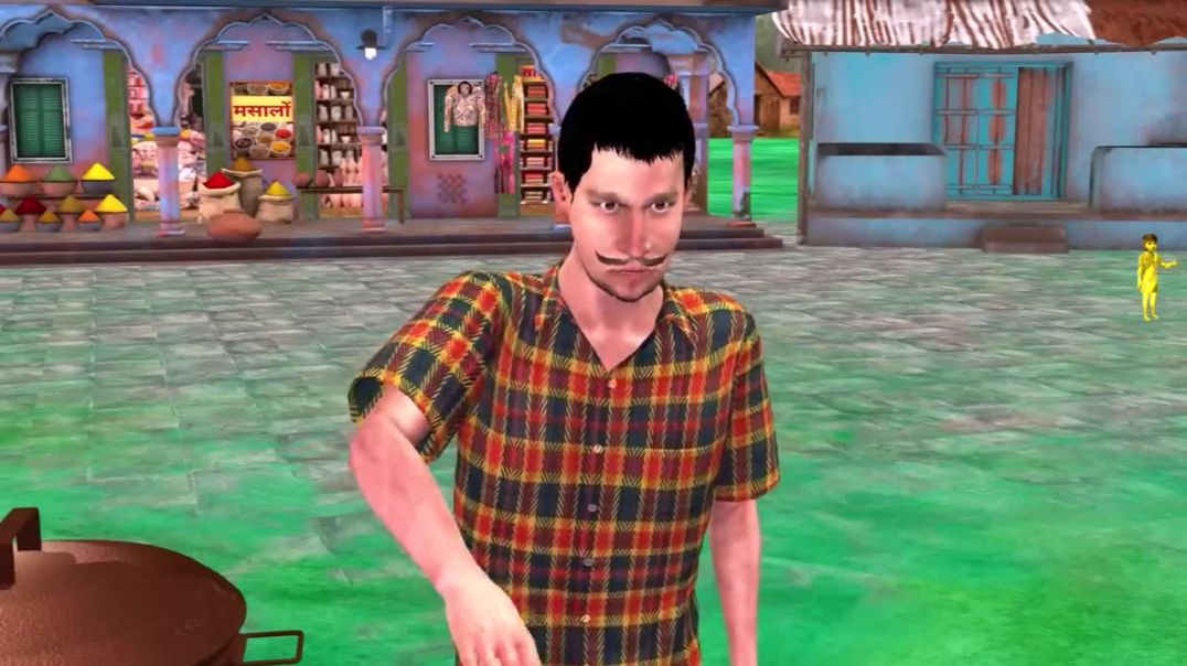 ⁣Momos Wala Jugaad Tasty Momos Machine Famous Street Food Hindi Kahani Moral Stories New Comedy Video