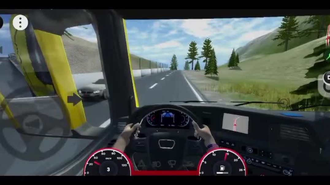 ⁣Truck offroad driving