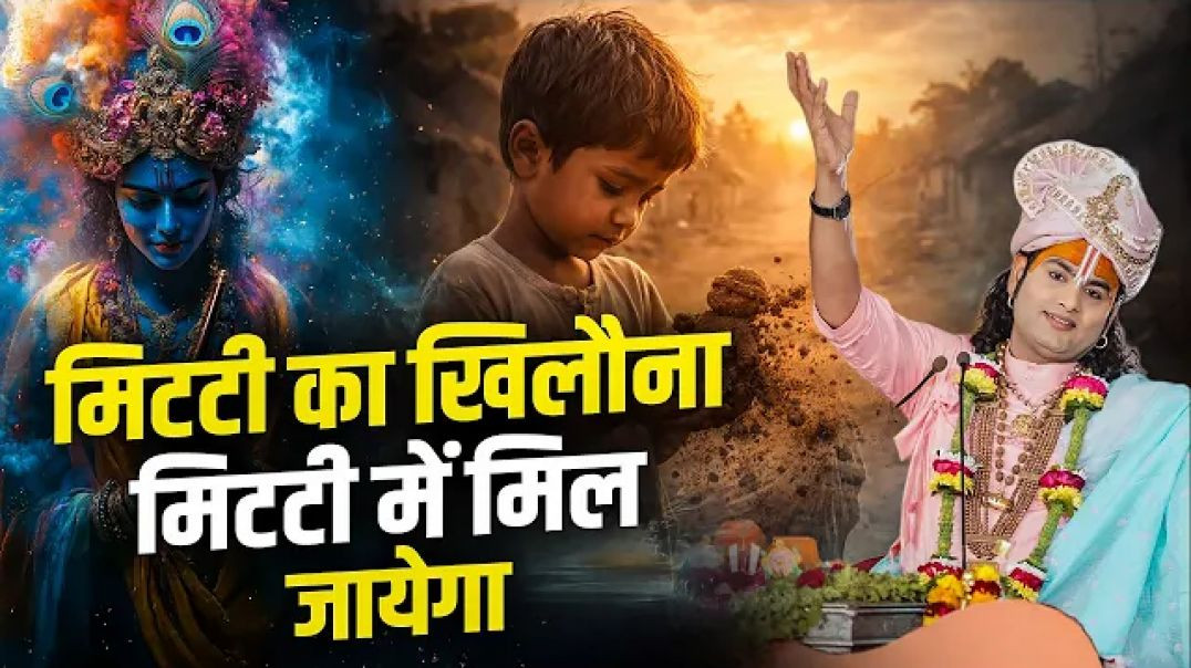 ⁣मिटटी का खिलौना मिटटी में मिल जायेगा |  Mitti Ka Khilona Mitti Mein Mil Jayega | अनिरुद्धाचार्य जी