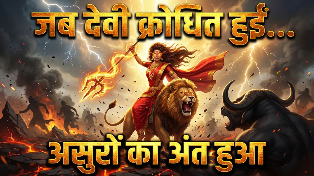 ⁣जब क्रोधित हुईं माँ दुर्गा | महिषासुर का अंत कैसे हुआ? | Durga vs Mahishasur Full Story