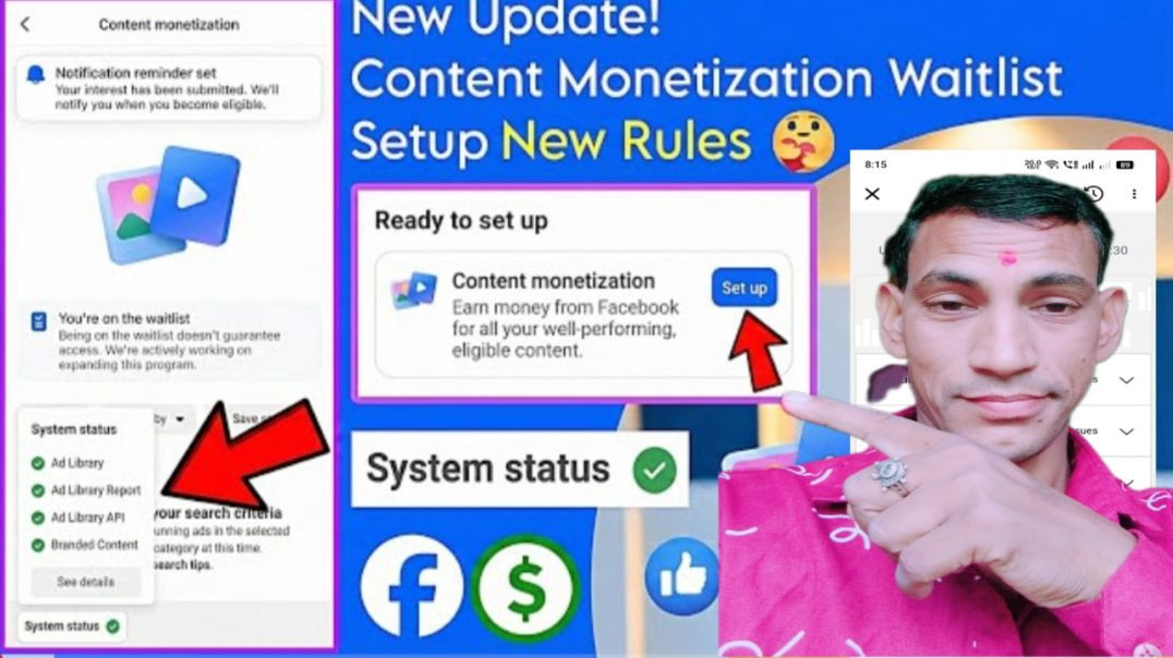 ⁣Facebook Monetize Kaise Kare 🤑 Facebook Monetization Setup