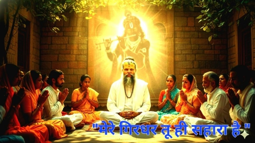 ⁣मेरे गिरधर तू ही सहारा है | Premanand Ji Maharaj भावपूर्ण भजन