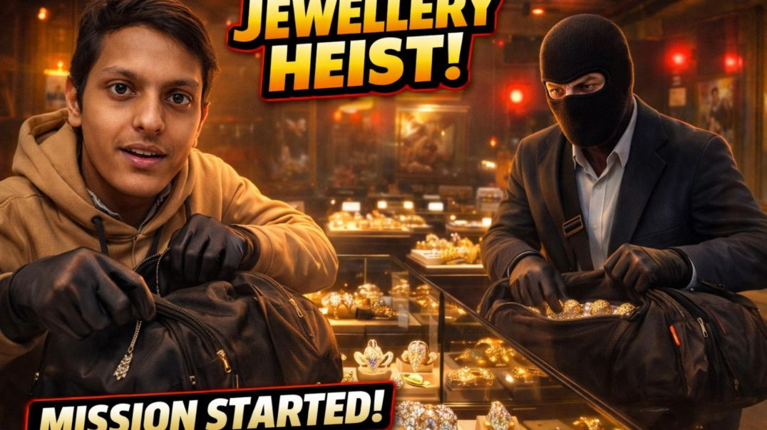 ⁣The Big Jewellery Heist Mission 😱 | GTA 5 Hindi Series