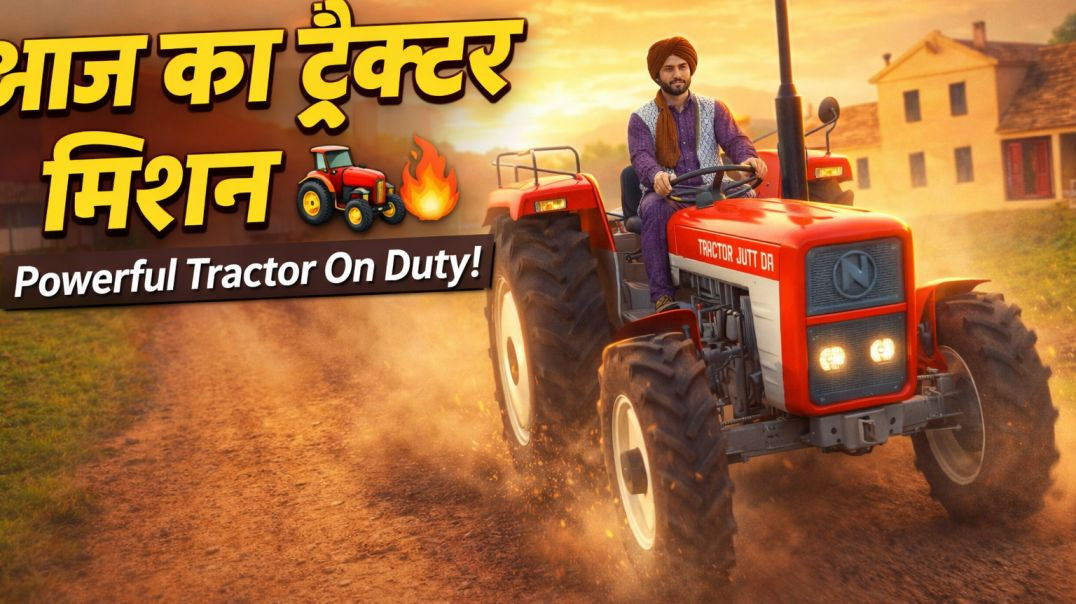 ⁣आज का ट्रैक्टर मिशन 🚜🔥 | Powerful Tractor On Duty!tractor #farming #tractorvideo #villagelife #agric