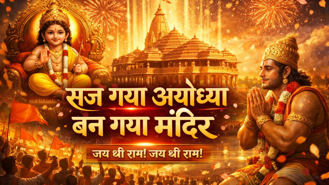 “सज गया अयोध्या, बन गया मंदिर”